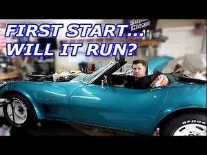 Will It Run? FIRST START of My Upgraded 1970 Corvette After 6 Months!