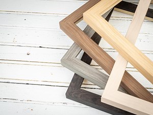 Modern Narrow Savannah Picture Frame - Choose Your Size and Finish - Sleek, Contemporary Design - Natural Wood Tones - Perfect for Any Space - Etsy