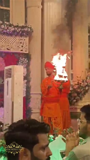 Ganga aarti Jaimala theme |Wedding entry | Varmala Stage | Artist |Delhi Ncr #wedding
