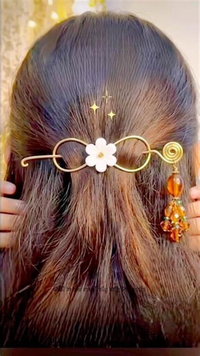 Cute DIY Hair Pin ✨ #shorts