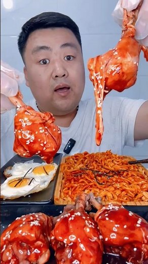 food asmr video 👌 Wow! This is so delicious! Sichuan Peppercorn Sesame Sauce Spicy Chicken Noodles