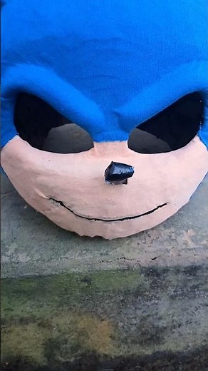 Sonic Mask #cosplay #sonicthehedgehog #mask #shorts