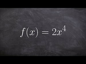 Algebraically Determine If a Function is Even or Odd
