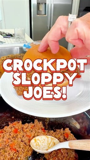 Crockpot Sloppy Joes | Easy Ground Beef Dinner