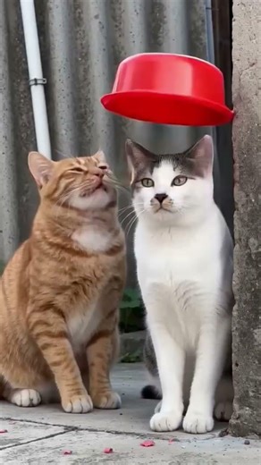cats playing with firecrackers #funny #cat