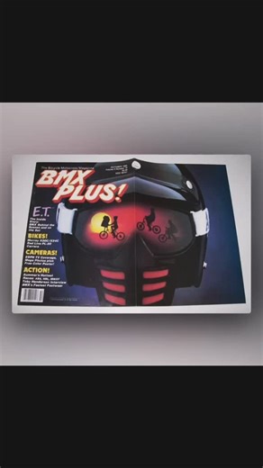 Although E.T. the Extra-Terrestrial or simply E.T. was released June 11th, 1982 (in the US) I alway think of BMX Plus Oct 1982 issue every Oct! This issue featured E.T. The Inside Story: BMX Behind the Scenes and on the Set story which also had a super cool fold out poster. I acquired a slightly worn copy of this mag as a child and could not get enough! The Kuwahara in my video is the 2017 official re-isssue. I did opt for the non iconic E.T. colors but I still dig the black and gold. I kept it 
