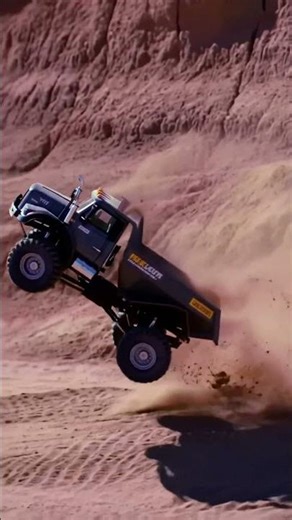 Extreme RC Dump Truck Action! Off-Road Power & Jumps 🚚💨