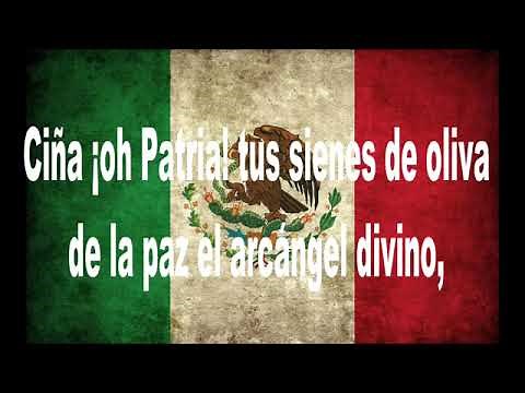 1.- Himno Nacional Mexicano Versión escolar Oficial Letra