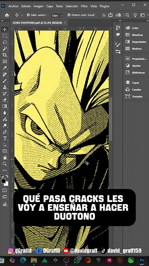🔥🔥Brutal DUOTONO en 2 minutos en PHOTOSHOP sígueme para más contenido suscríbete a mi canal a de Youtube @davidgraff #photoshop #duotone #diseñografico