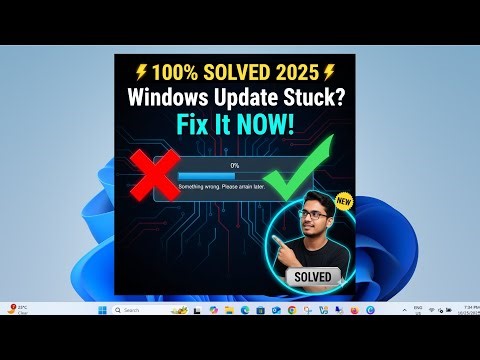⚡100% SOLVED 2025⚡ Windows Update Stuck? Fix It NOW!