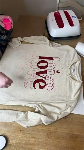 Love long sleeve shirt with scree print confetti! #screenprint #confettipop #smallbusiness
