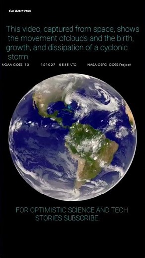 Earth from Space: A Cyclone Forms! #global #nature #climatechange #weather