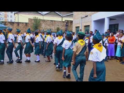 SPECIAL PATHFINDER MARCHING AT KAMINUZA SDA CHURCH
