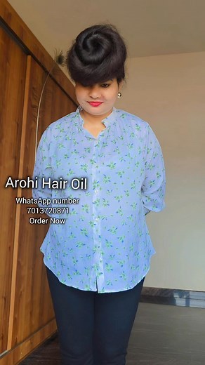 2.3M views · 10K reactions | Big Bun Open  Arohi Hair Oil Benefits  ✅️ #arohihairoil #reelsfb #reelschallenge #reelsfb #reelkarofeelkaro #haircareproducts #longhair #reelsfb #reelsfacebook #roshanisara | Roshani Sara | Facebook