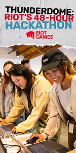 22K views · 65 reactions | ✨ 48 hours. 280 projects. Endless creativity. ✨ Thunderdome is a chance to freely experiment, collaborate on ideas, and learn from each other: https://youtu.be/_iEeVysjzFI | Riot Games | Facebook