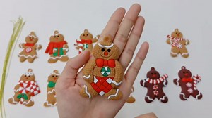 Gingerbread Man Ornaments for Christmas Tree, 12pcs Assorted Gingerbread Figurines Ornaments, Christmas Tree Hanging Decorations, 3 Inch Tall
