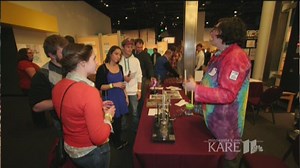 Adult sleep-over at the Science Museum of Minnesota