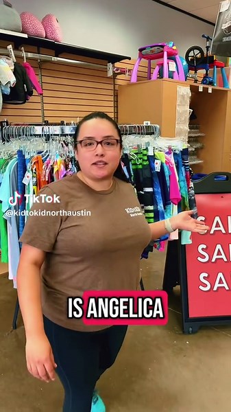 Come join our Orange sticker sale for $2 #austin #kidtokid #fyp #texas #retail