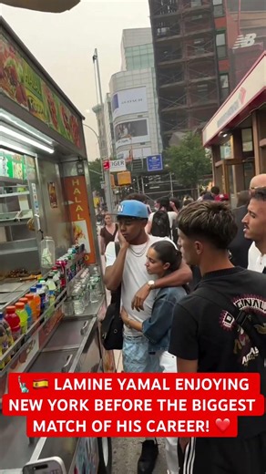 Just a teenager exploring the streets of New York … before stepping onto the pitch