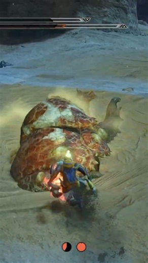Quicksand + Volvidon = Sarlacc? #monsterhunterrise #monsterhunter #gaming