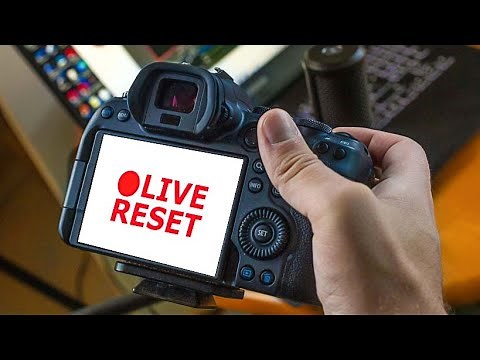 🔴Live Challenge- Resetting My Canon EOS R6 And Setting Back Up From Memory 😱