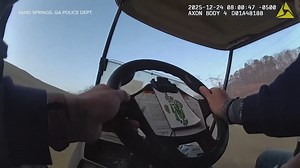 Man leads police on a chase while driving a golf cart