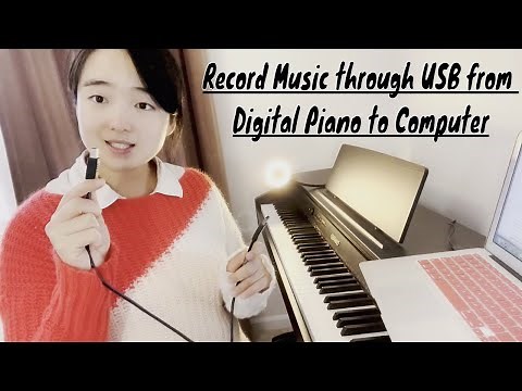 How to Record Music through USB from Digital Piano to Computer