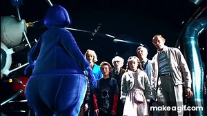 Violet Beauregarde's Full Blueberry Inflation ( Brighted up + color corrected) on Make a GIF