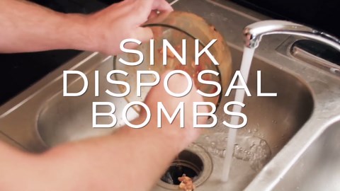 Make easy DIY sink disposal bombs