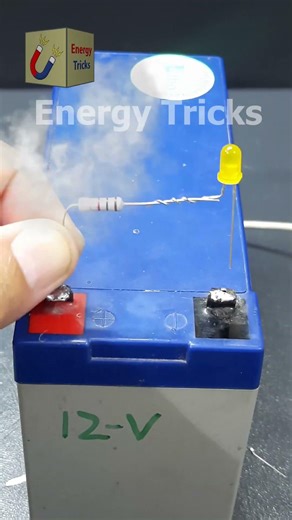 12V on a 3V LED… won’t it burn! 😲⚡ Watch this!