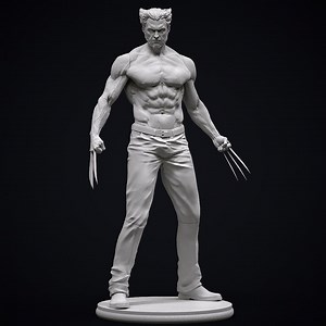 Wolverine Logan Figurine STL File: Hugh Jackman Fan Art, 3D Printing - Etsy