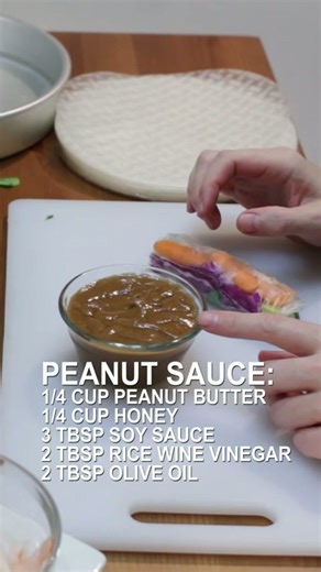 Fresh Vietnamese spring rolls recipe #shorts