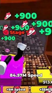 Speed Challenge in +1speed in keyboard escape ROBLOX #roblox