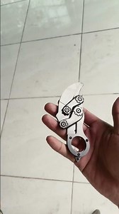 Folding karambit knife #karambitknife #selfdefense #knife skills#hobby e