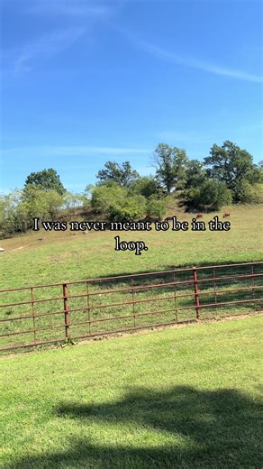 Out of the loop for a reason. #countryliving #countrykids #sahm #fyp