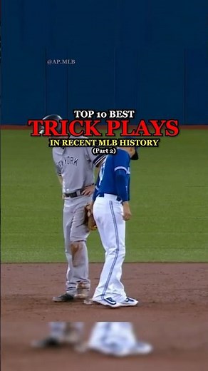 Top 10 Best Trick Plays in MLB History Part 1