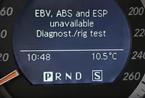 Mercedes Störung: "EBV, ABS und ESP nicht verfügbar" | Ursachen & Kosten