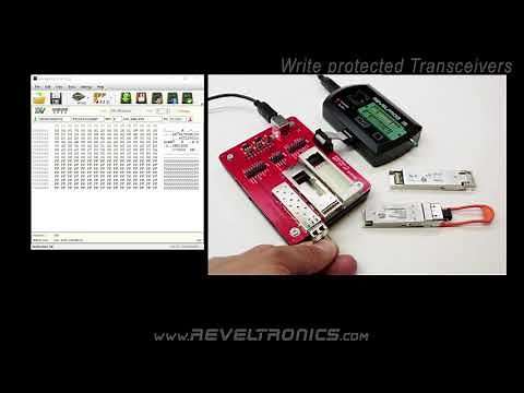 Write password protected SFP & QSFP transceivers with REVELPROG-IS programmer