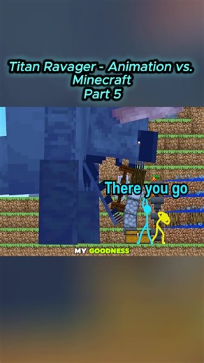 Titan Ravager Animation vs Minecraft#animationvsminecraft#minecraftanimation#titans#gamingclips#5