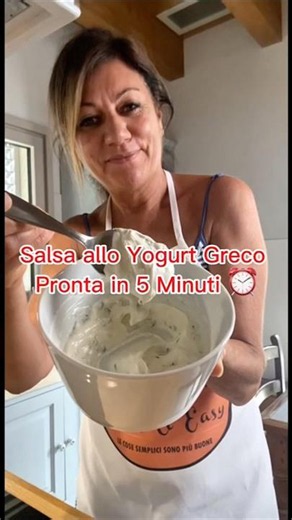 Greek Yogurt Sauce Ready in 5 Minutes ⏰🇬🇷 #sauce #greece #yogurt