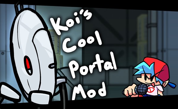 优质的小曲 FNF模组 Koi's Cool Portal Mod