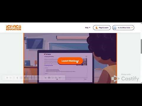 [copy] Class Landing | iCivics - Screencastify