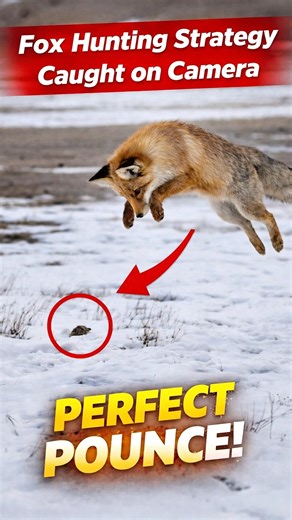 The Perfect Pounce! Fox Hunting Show #shorts
