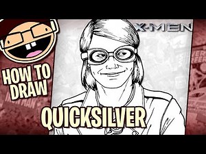 How to Draw QUICKSILVER (X-Men Movie Franchise) | Narrated Easy Step-by-Step Tutorial