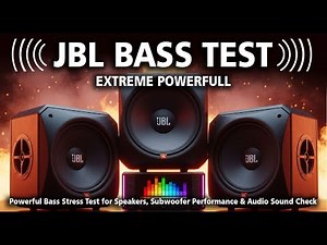 JBL BASS TEST – Powerful Bass Stress Test for Speakers, Subwoofer Performance & Audio Sound Check