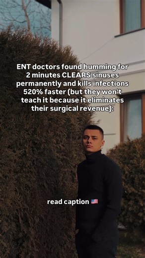 1. When you hum “mmmm,” nitric oxide increases in the sinuses.