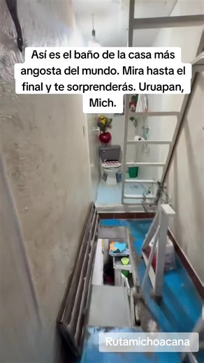 El baño de la casa más angosta del mundo
