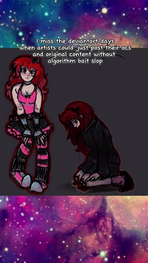 I miss the deviantart days #wipartwork #art #artist #digitalart #oc #sketch #galaxy