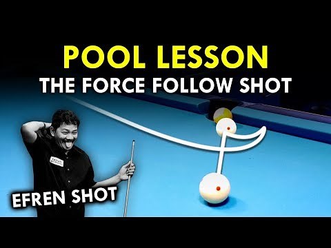 Pool Lesson | How To Play And Use A Force Follow Shot