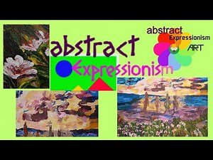 Abstract Expressionism Arts | Easy Acrylic Painting Technique